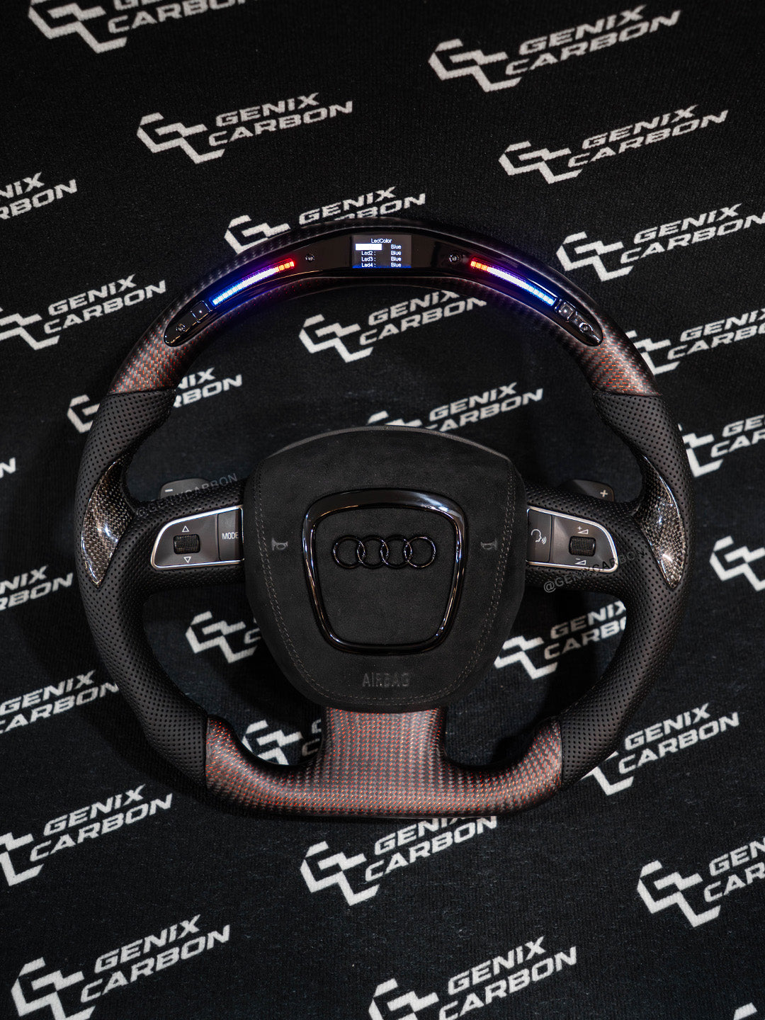 Audi 2004+ A4 S4 A5 S5 S6 S8 Custom Carbon Fiber Steering Wheel