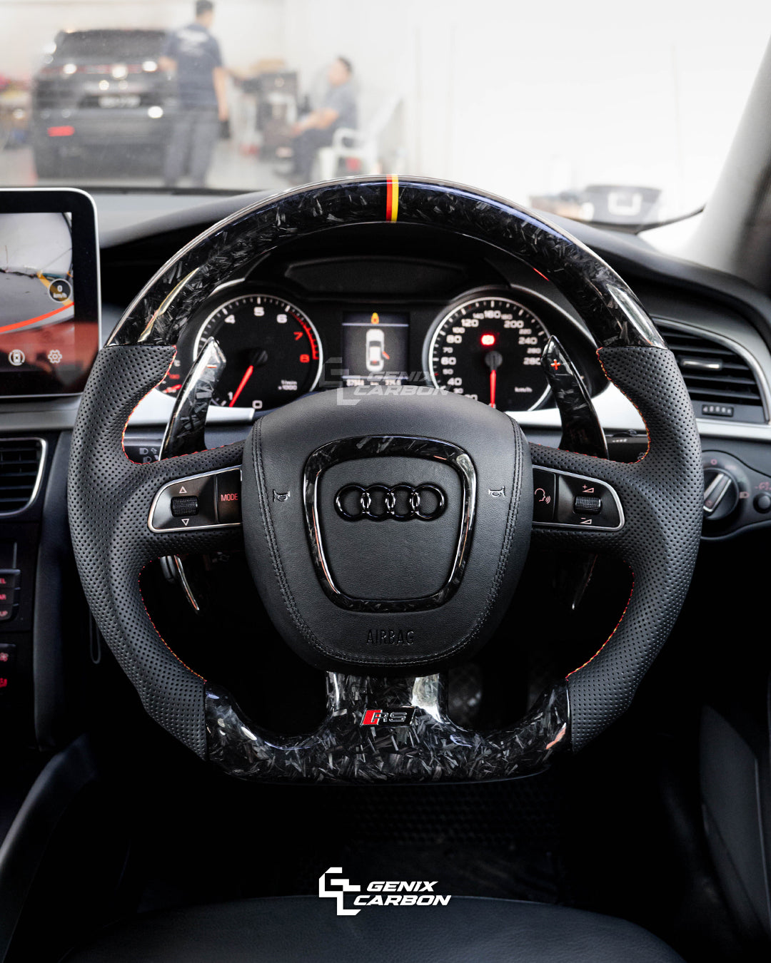 Audi 2004+ A4 S4 A5 S5 S6 S8 Carbon Fiber Steering Wheel