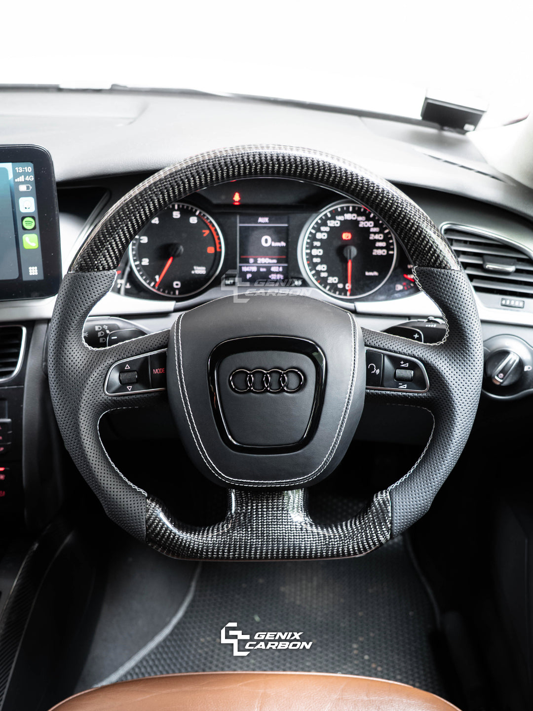 Audi 2004+ A4 S4 A5 S5 S6 S8 Custom Carbon Fiber Steering Wheel