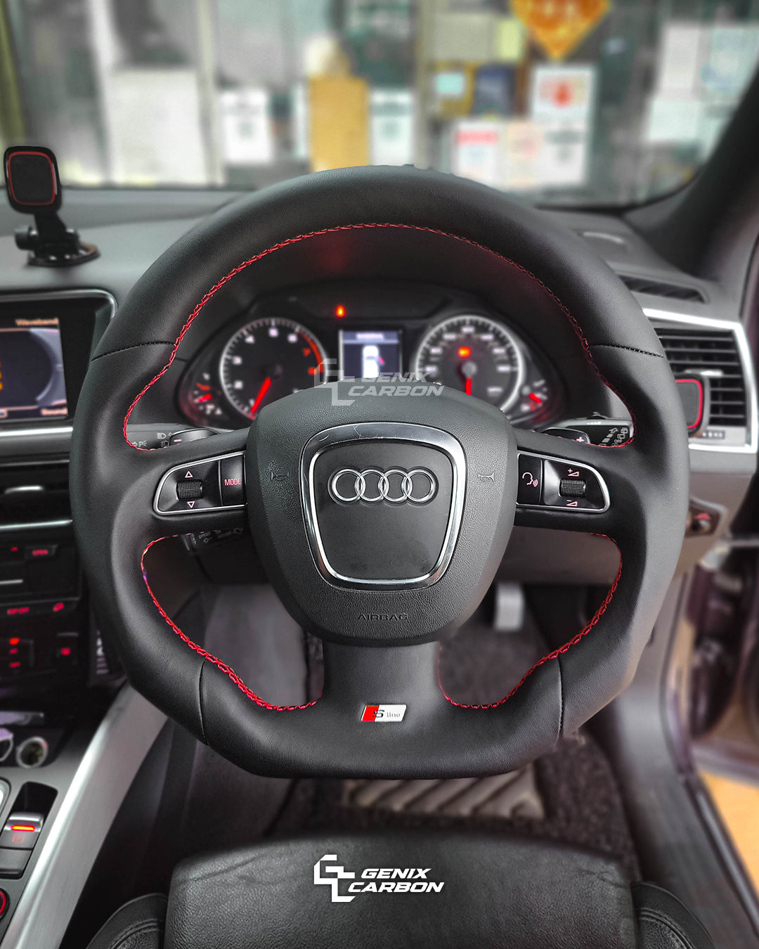 Audi 2004+ A4 S4 A5 S5 S6 S8 Carbon Fiber Steering Wheel