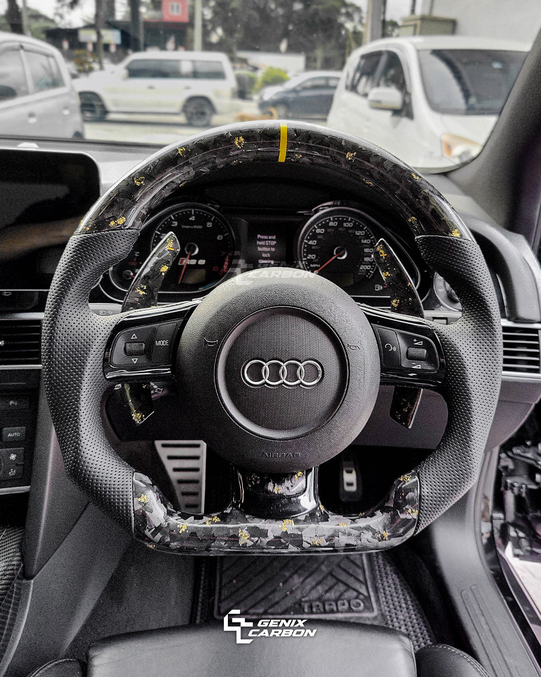 Audi 2007+ TT TTS TTRS RS6 R8 Carbon Fiber Steering Wheel