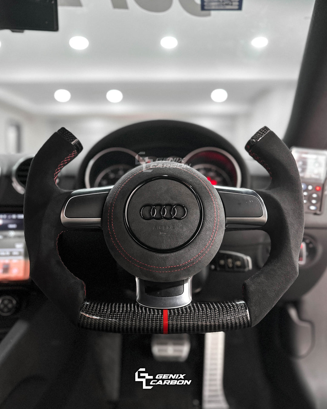 Audi 2007+ TT TTS TTRS RS6 R8 Carbon Fiber Steering Wheel