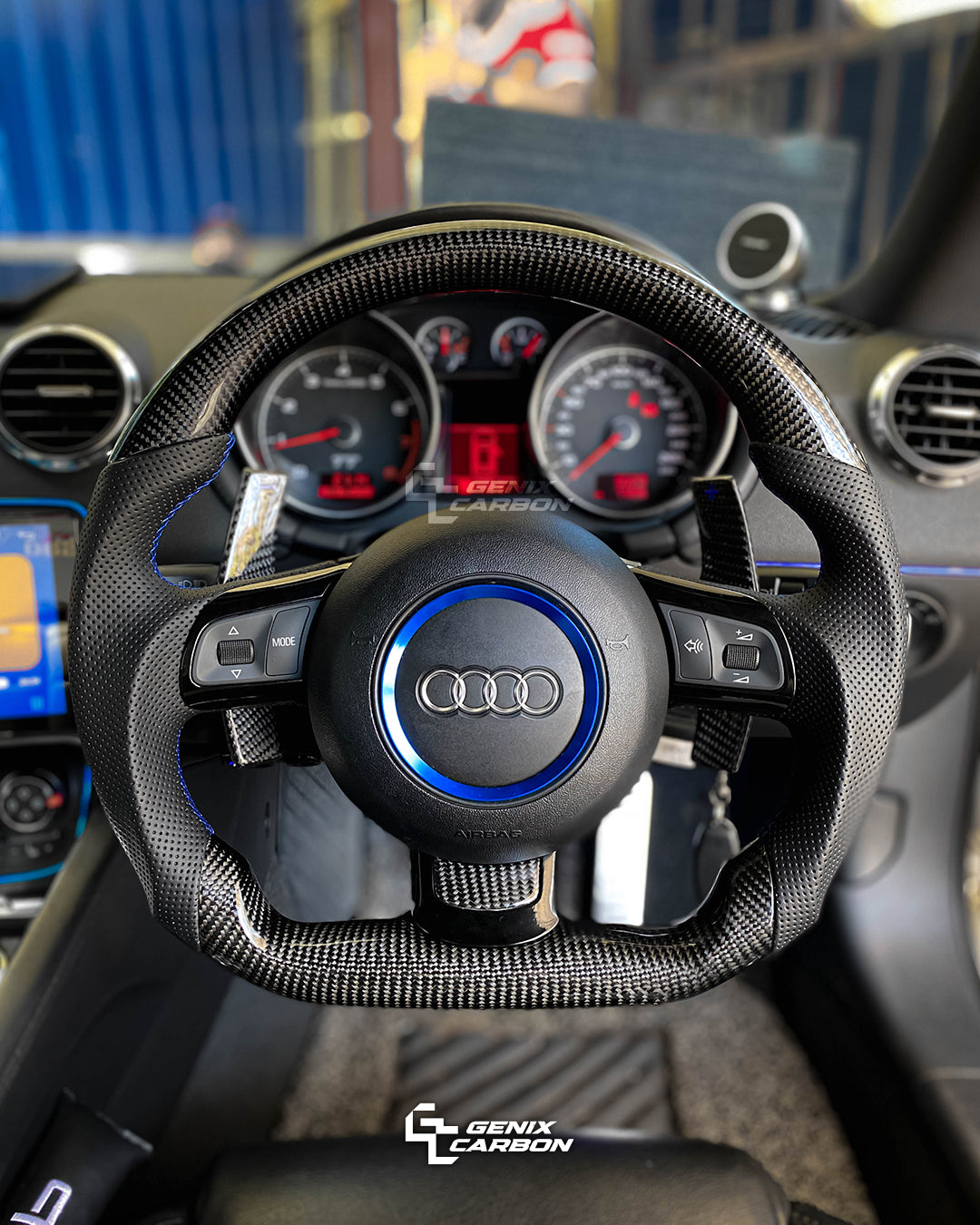 Audi 2007+ TT TTS TTRS RS6 R8 Carbon Fiber Steering Wheel