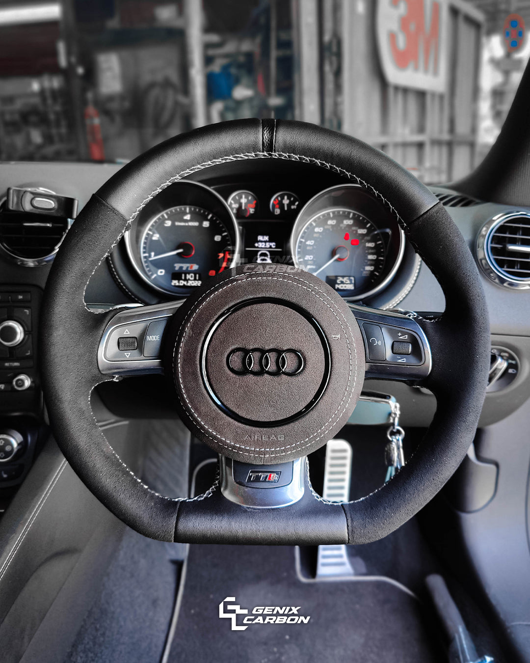 Audi 2007+ TT TTS TTRS RS6 R8 Carbon Fiber Steering Wheel