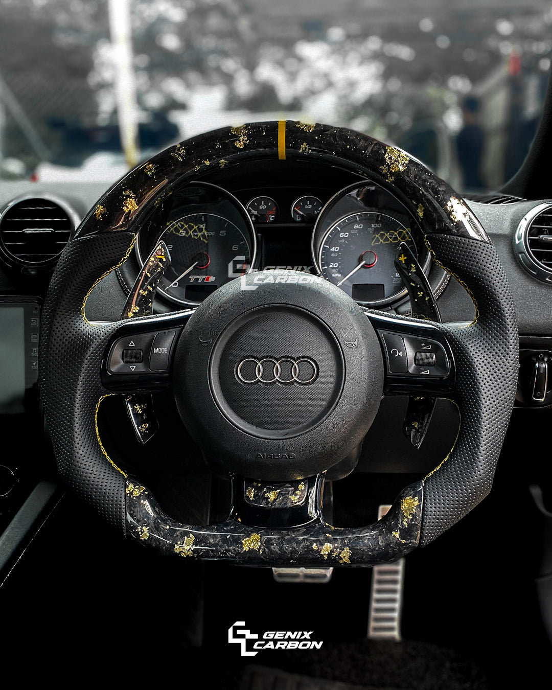 Audi 2007+ TT TTS TTRS RS6 R8 Carbon Fiber Steering Wheel