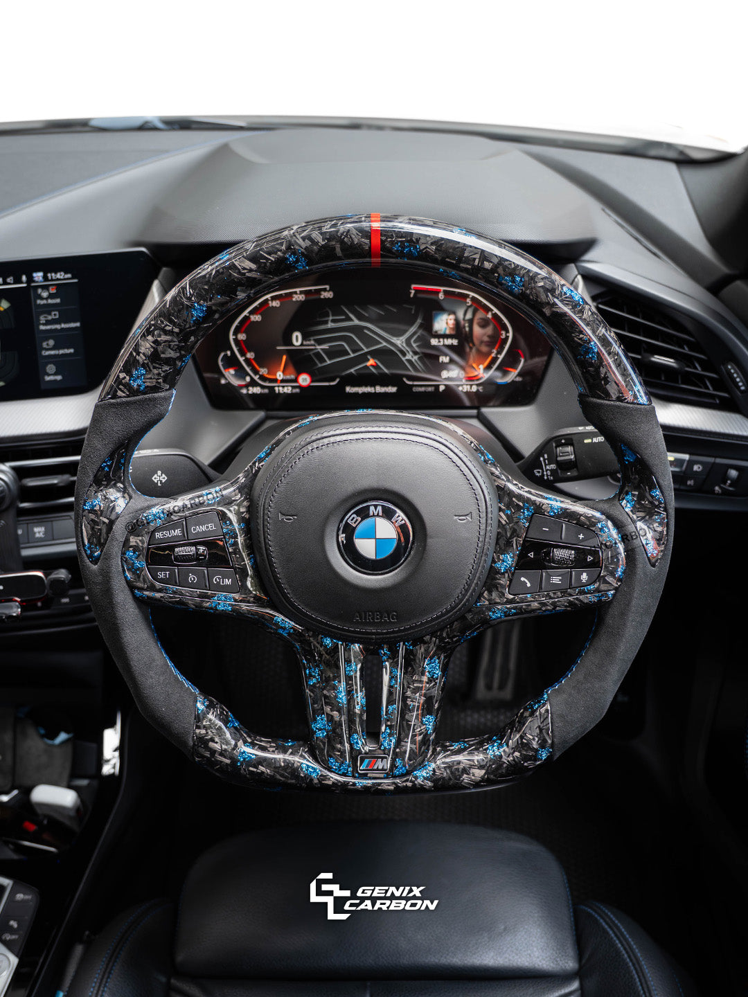 BMW ALL G-Series F-Series M Sport Custom Carbon Fiber Steering Wheel (Retrofittable for all BMW 2010+)