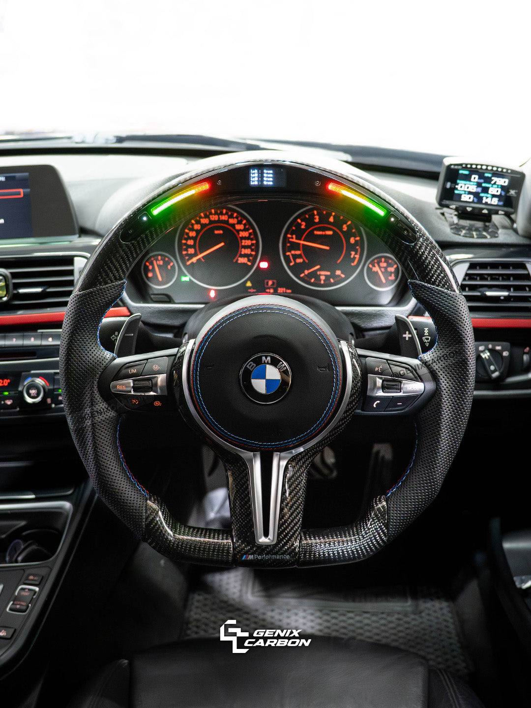 BMW ALL F-Series M Sport Custom Carbon Fiber Steering Wheel (Retrofittable for all BMW 2010+)