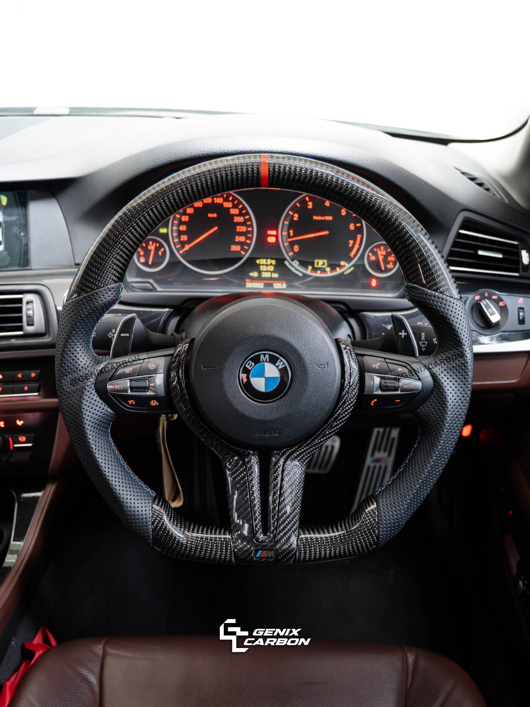 BMW ALL F-Series M Sport Custom Carbon Fiber Steering Wheel (Retrofittable for all BMW 2010+)