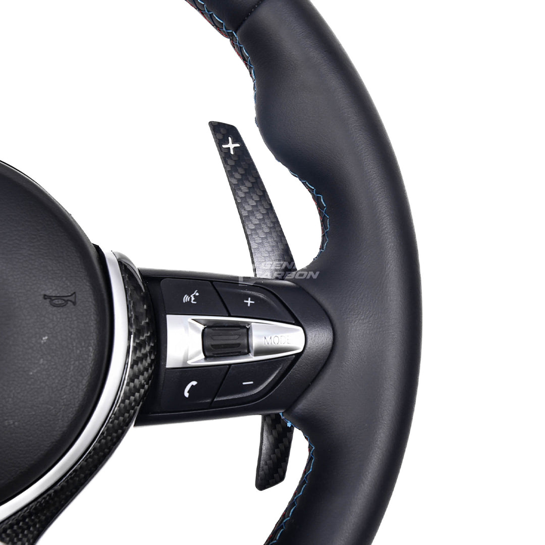 Magnetic Carbon Fiber Paddle Shifters for BMW F-Series Steering Version