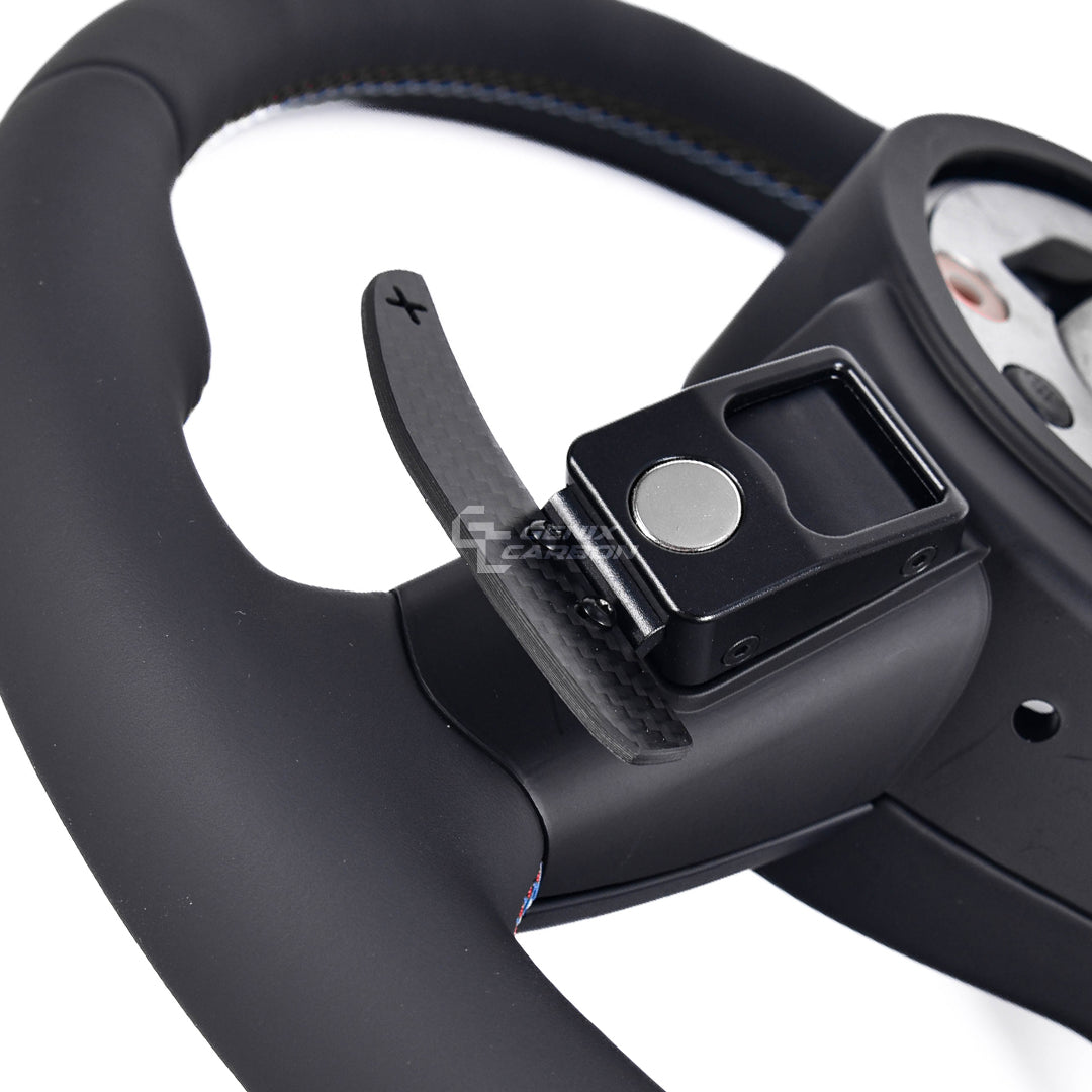 Magnetic Carbon Fiber Paddle Shifters for BMW F-Series Steering Version