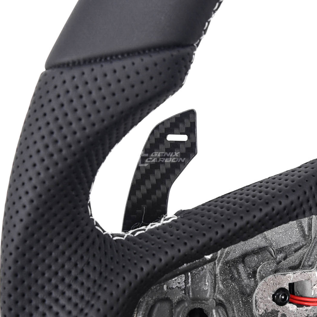Magnetic Carbon Fiber Paddle Shifters for BMW G-Series Steering Version