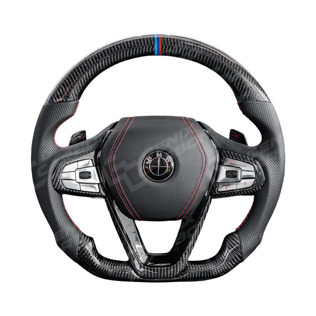 Carbon fiber steering wheel for BMW