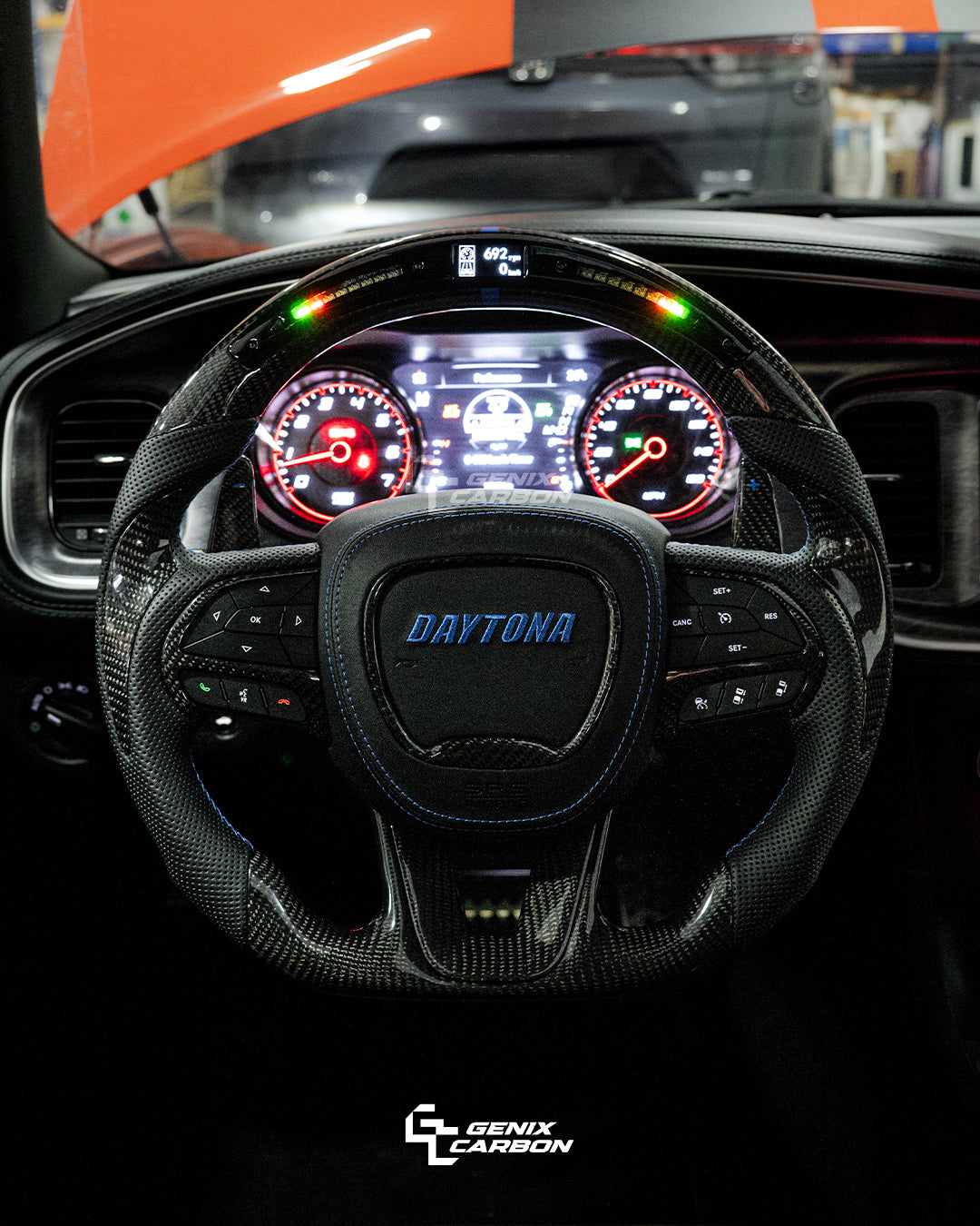 Dodge 2015+ Charger / Challenger / Durango Carbon Fiber Steering Wheel