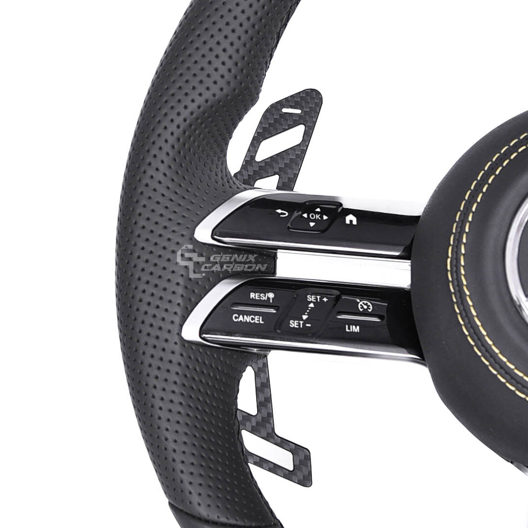 Magnetic Carbon Fiber Paddle Shifters for Mercedes AMG 2021+ (Dragonfly AMG) Steering Version