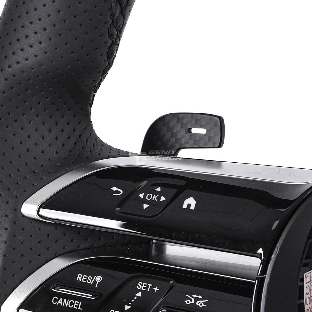 Magnetic Carbon Fiber Paddle Shifters for Mercedes AMG 2021+ (Dragonfly AMG) Steering Version