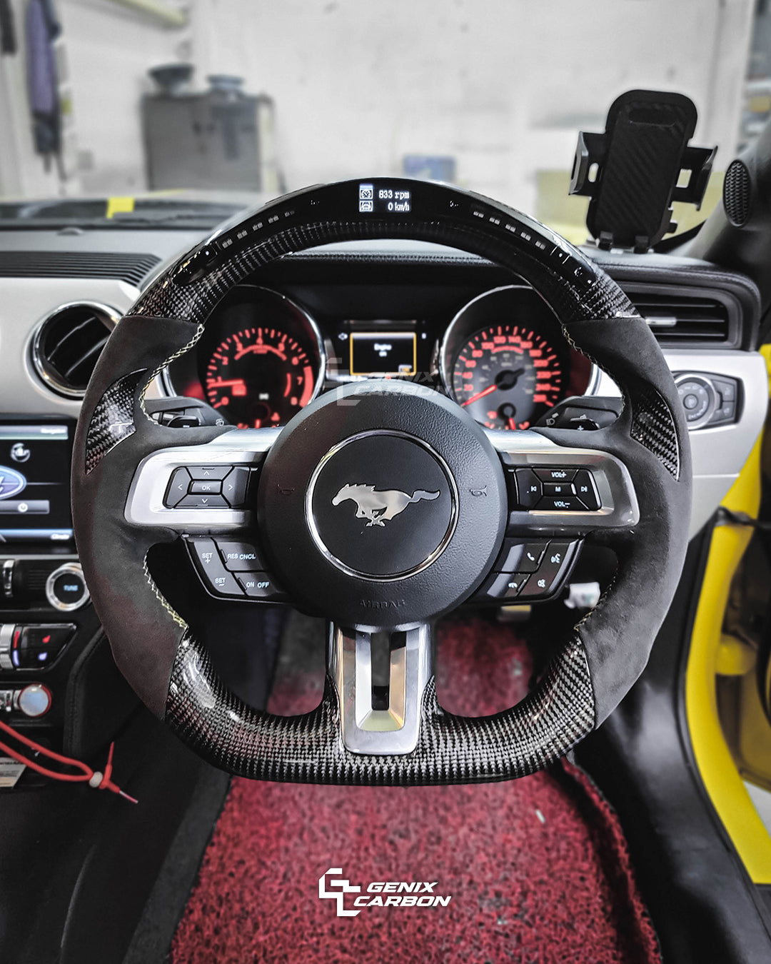 Ford Mustang (S550) 2015+ Carbon Fiber Steering Wheel