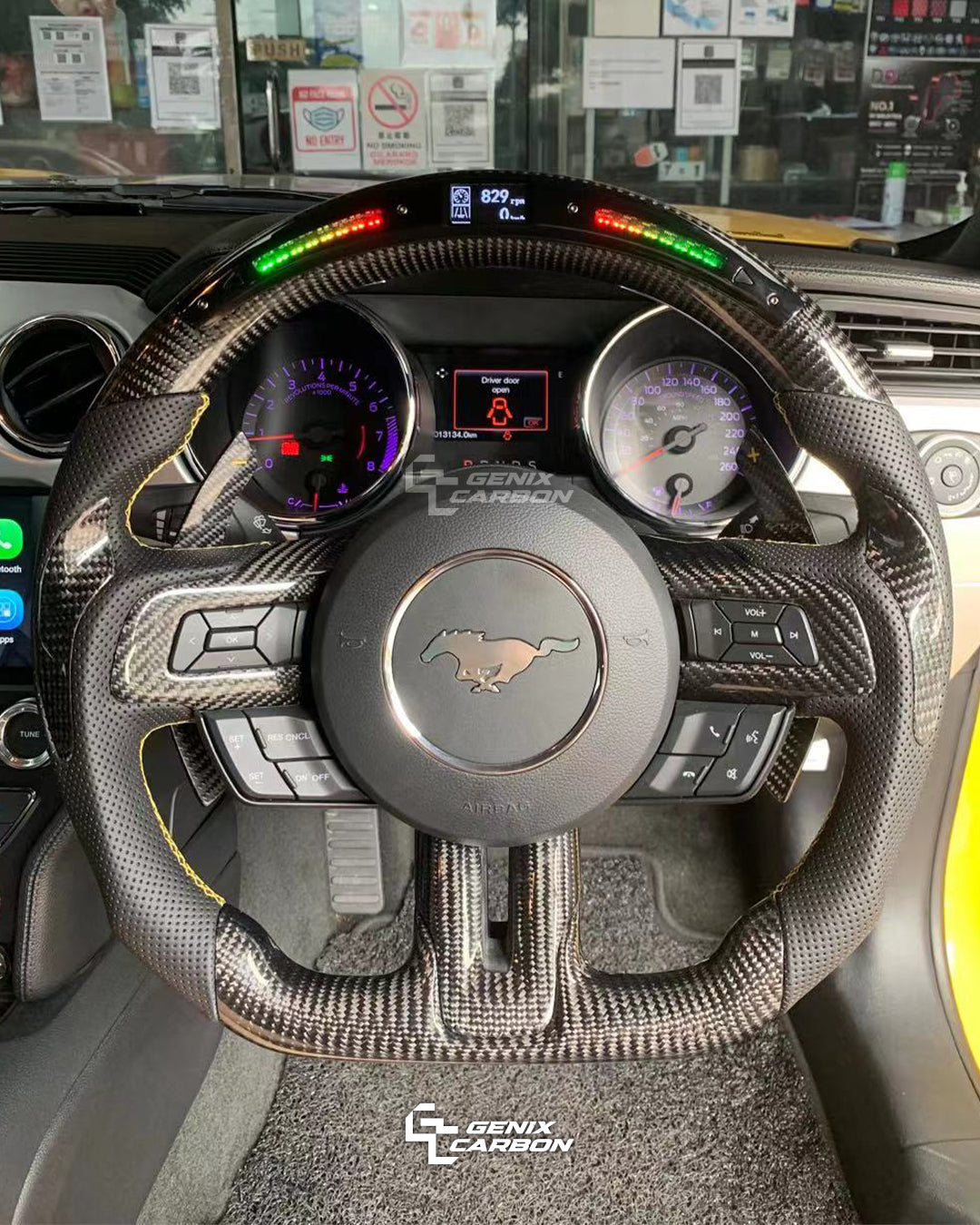 Ford Mustang (S550) 2015+ Carbon Fiber Steering Wheel