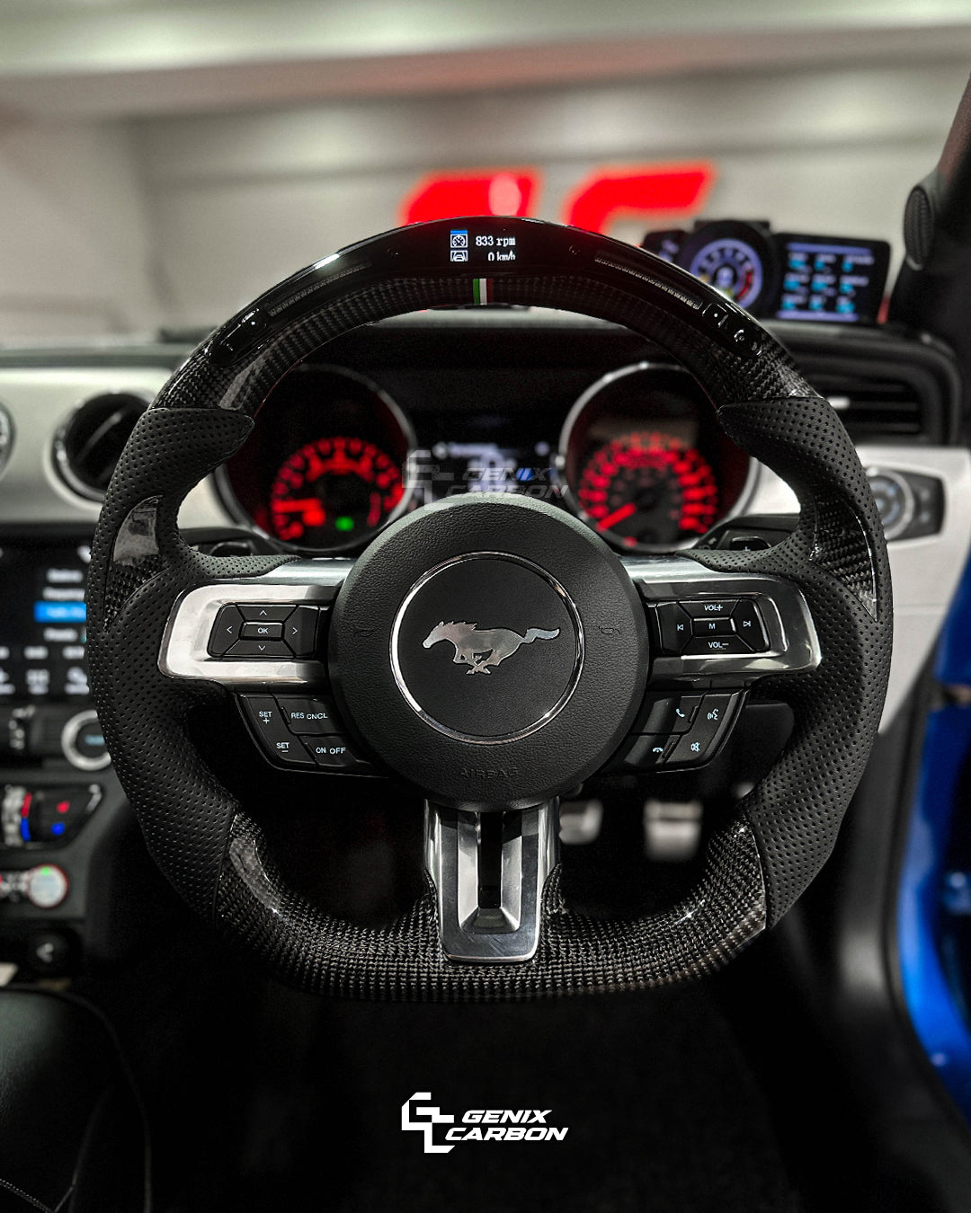 Ford Mustang (S550) 2015+ Carbon Fiber Steering Wheel