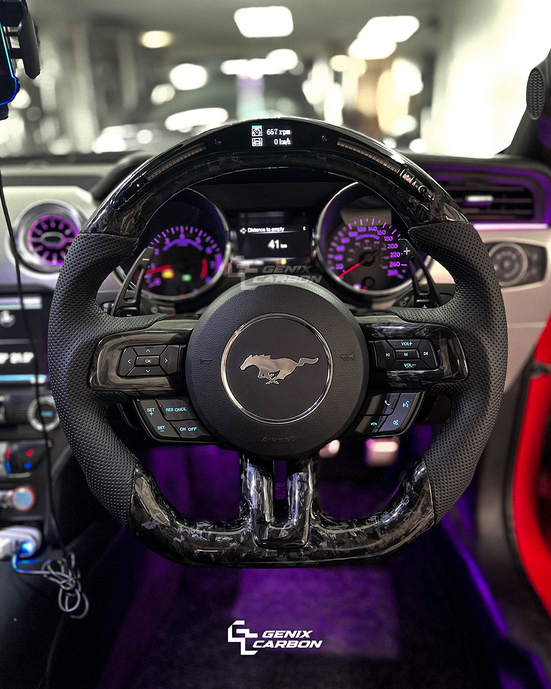 Ford Mustang (S550) 2015+ Carbon Fiber Steering Wheel