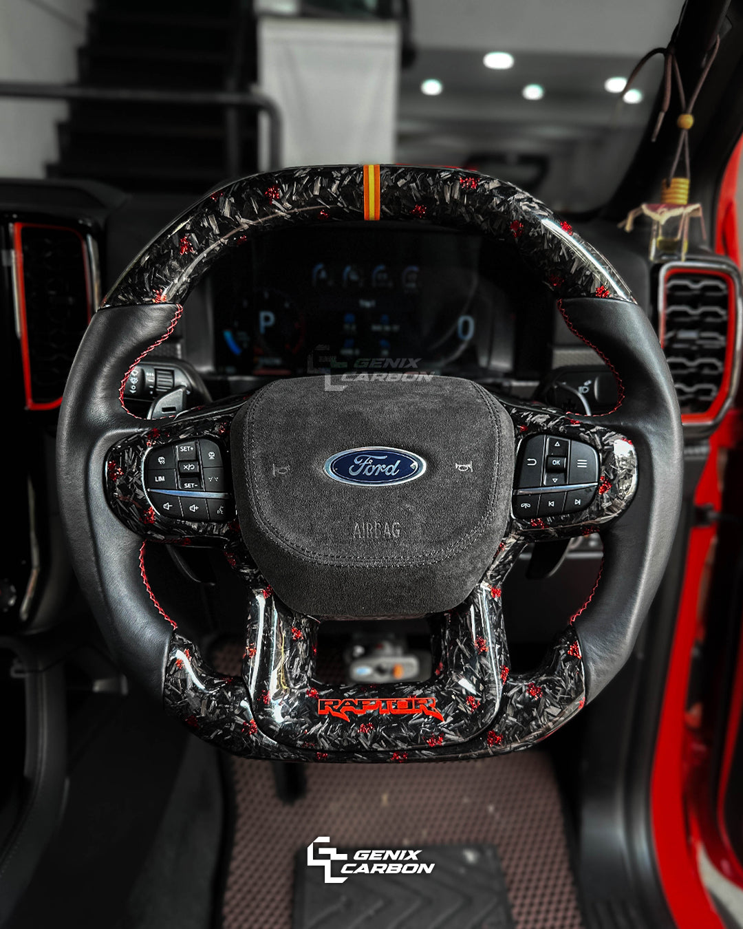 Ford Ranger Raptor 2021+ Carbon Fiber Steering Wheel