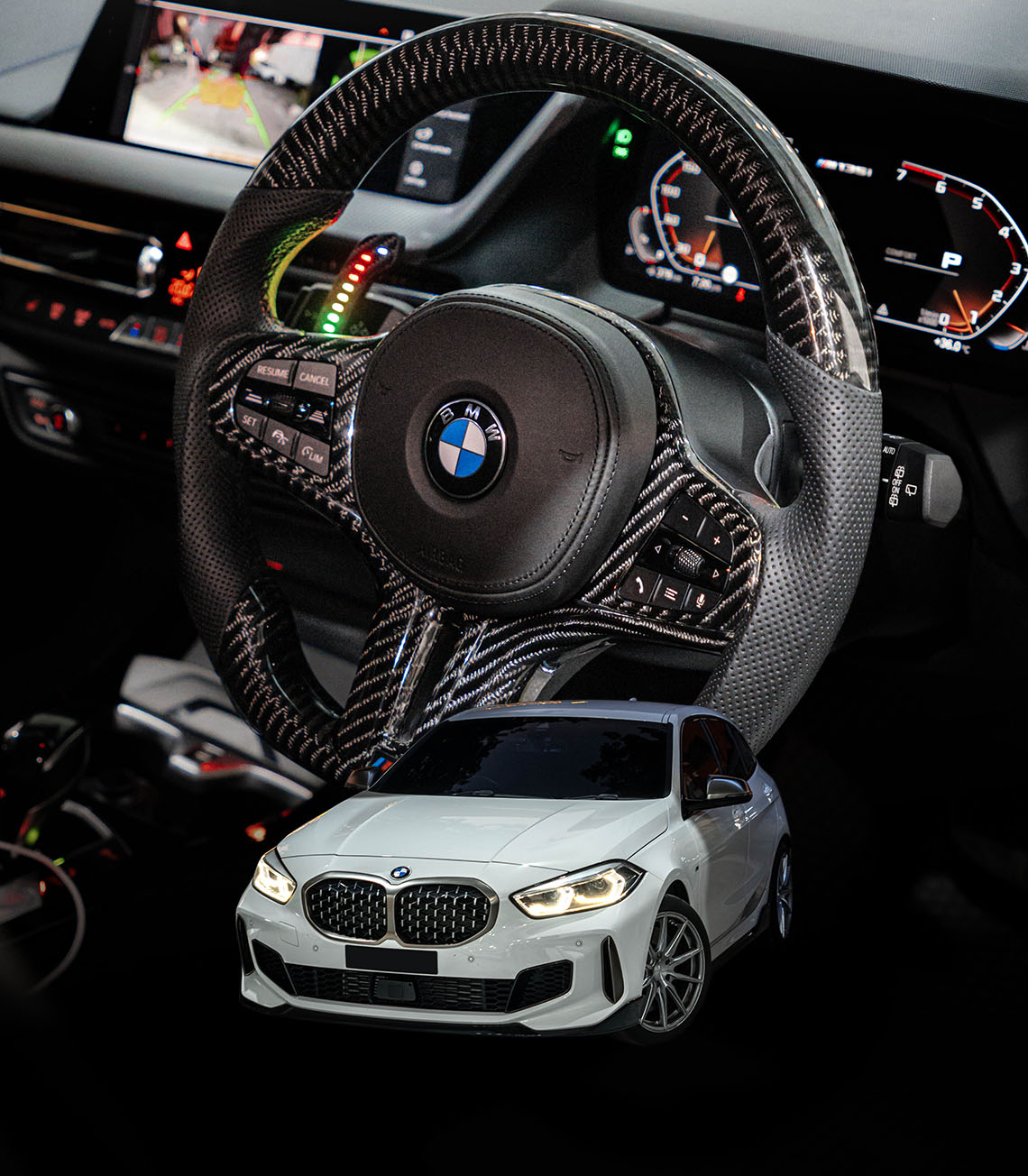 Genix Carbon steering wheel for German brands