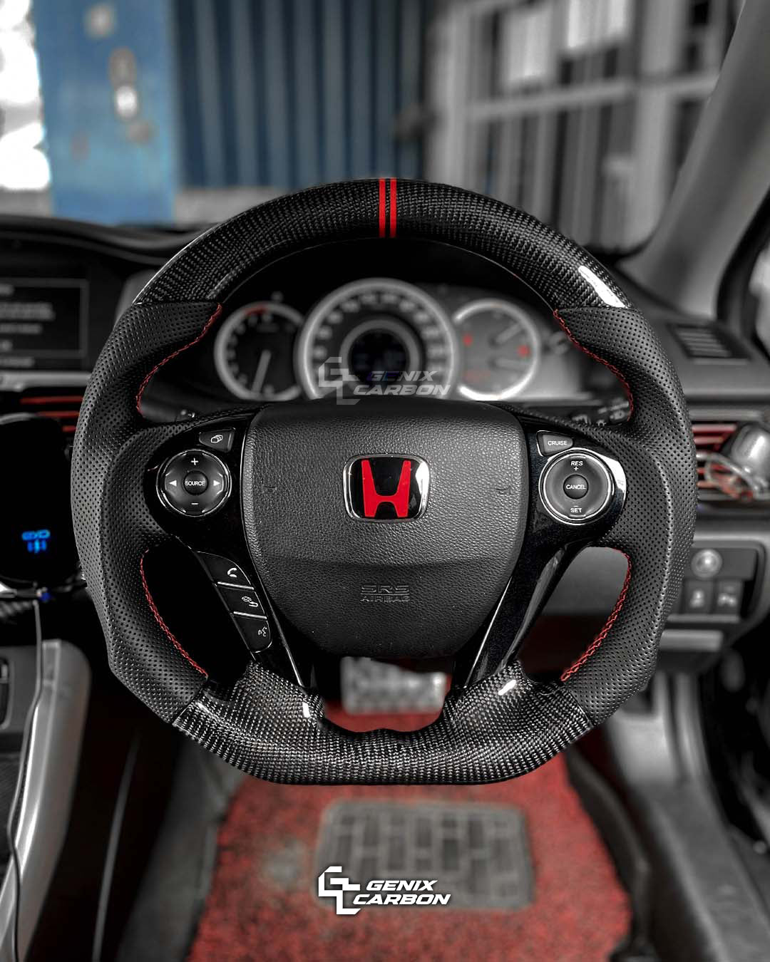 Honda Accord (9th Gen) 2012+ | Odyssey 2017+ Custom Carbon Fiber Steering Wheel