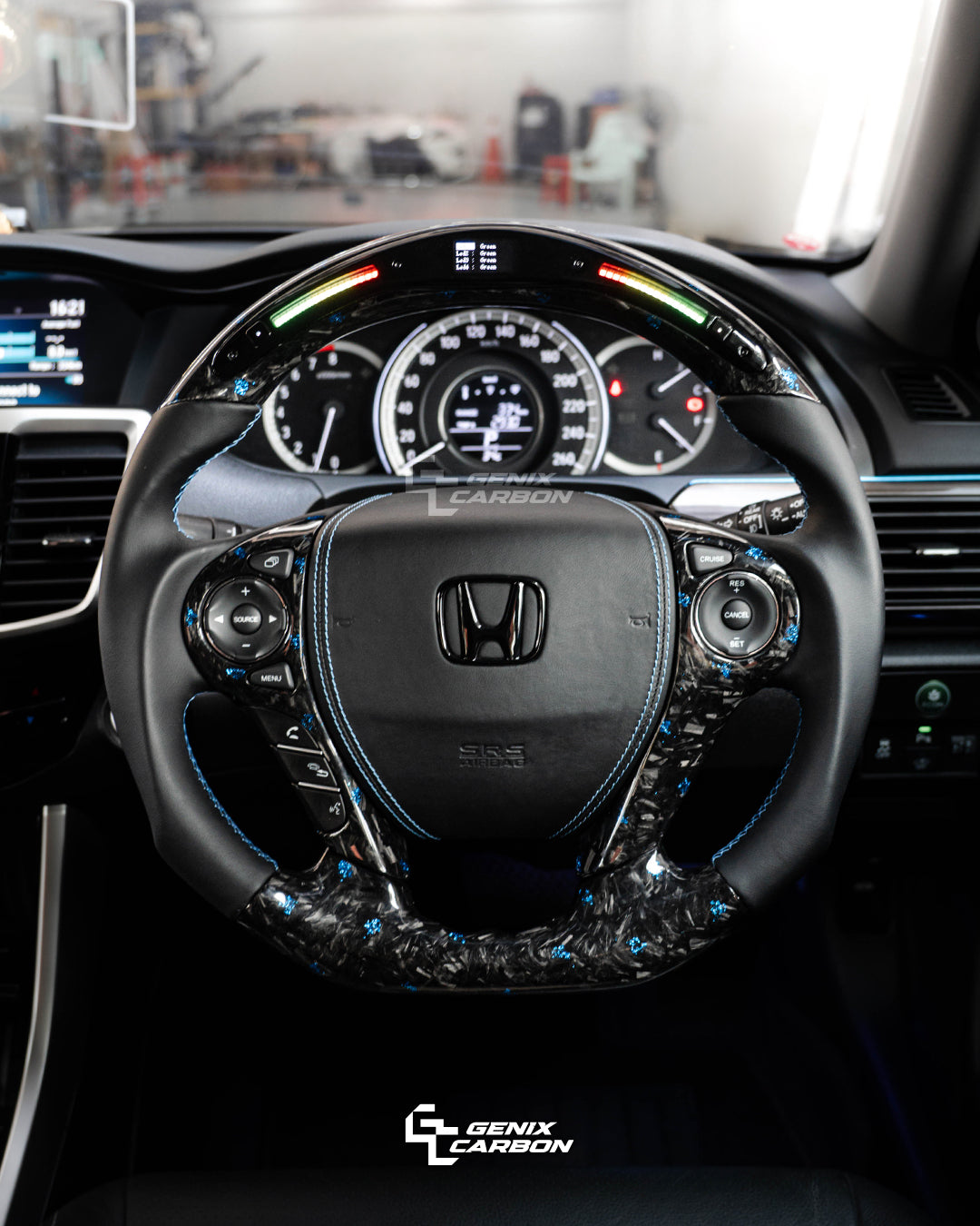 Honda Accord (9th Gen) 2012+ | Odyssey 2017+ Custom Carbon Fiber Steering Wheel