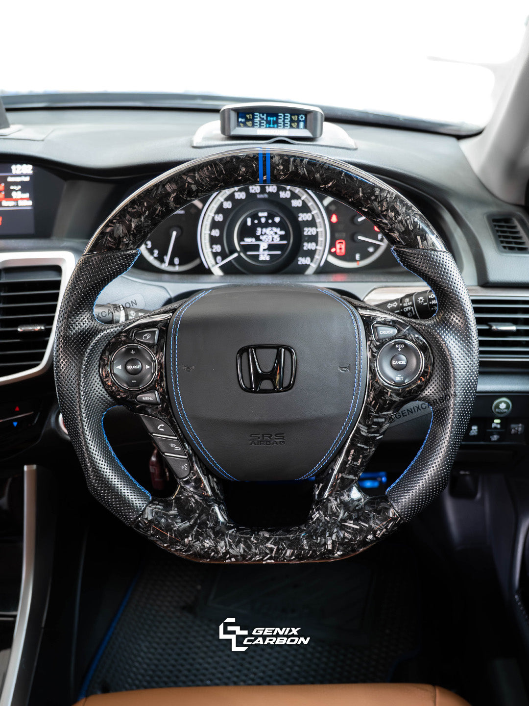 Honda Accord (9th Gen) 2012+ | Odyssey 2017+ Custom Carbon Fiber Steering Wheel