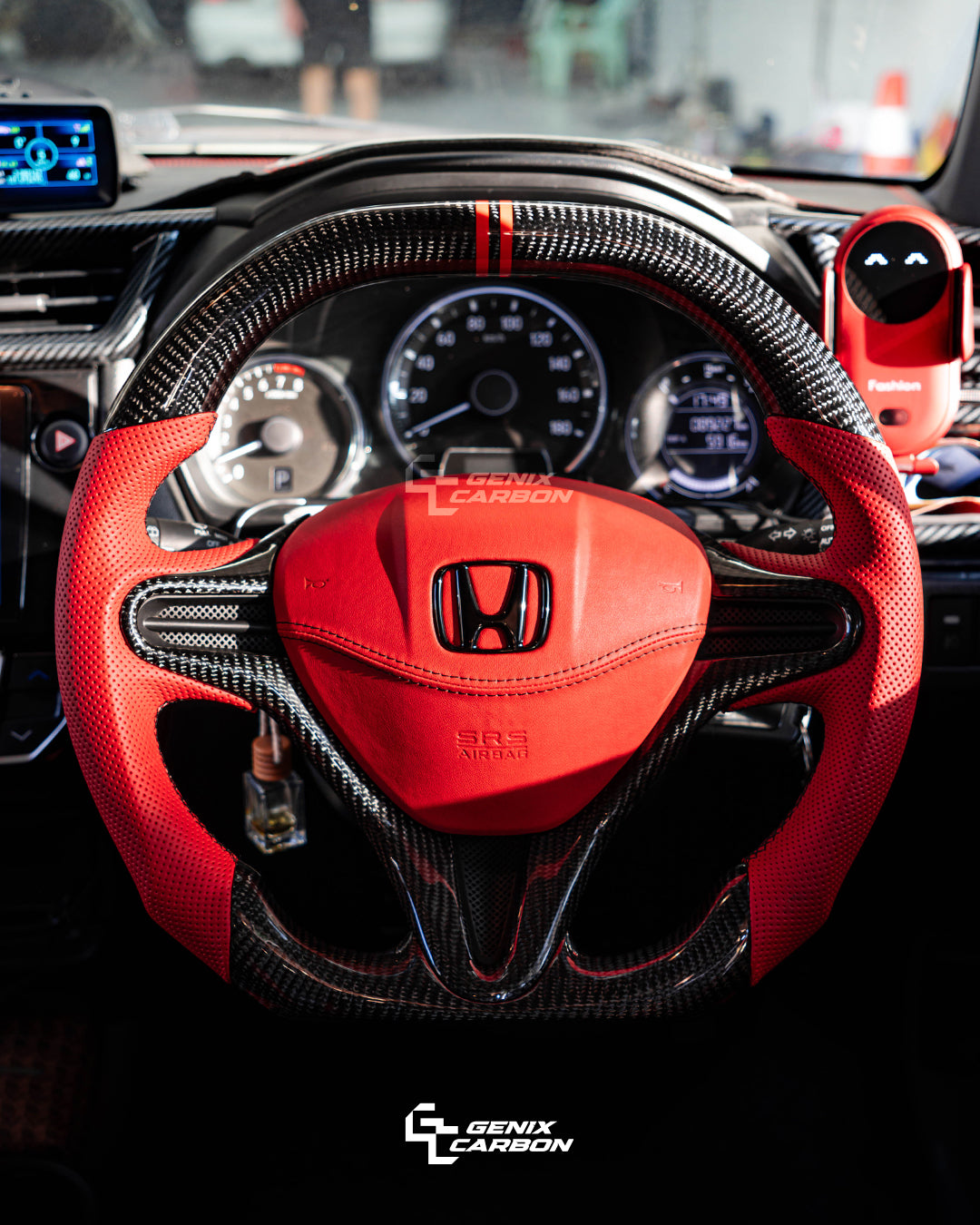 Honda Civic (FD/FD2) 2005+ | City (GD/GE/TMO) 2008+ Carbon Fiber Steering Wheel