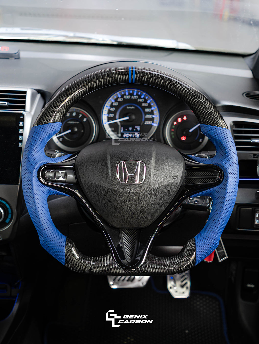 Honda Civic (FD/FD2) 2005+ | City (GD/GE/TMO) 2008+ Carbon Fiber Steering Wheel