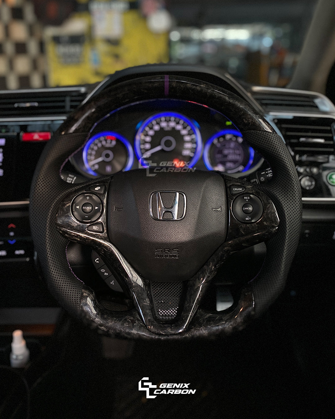 Honda City (GM) 2014+ | HRV (RU) 2013+ Carbon Fiber Steering Wheel