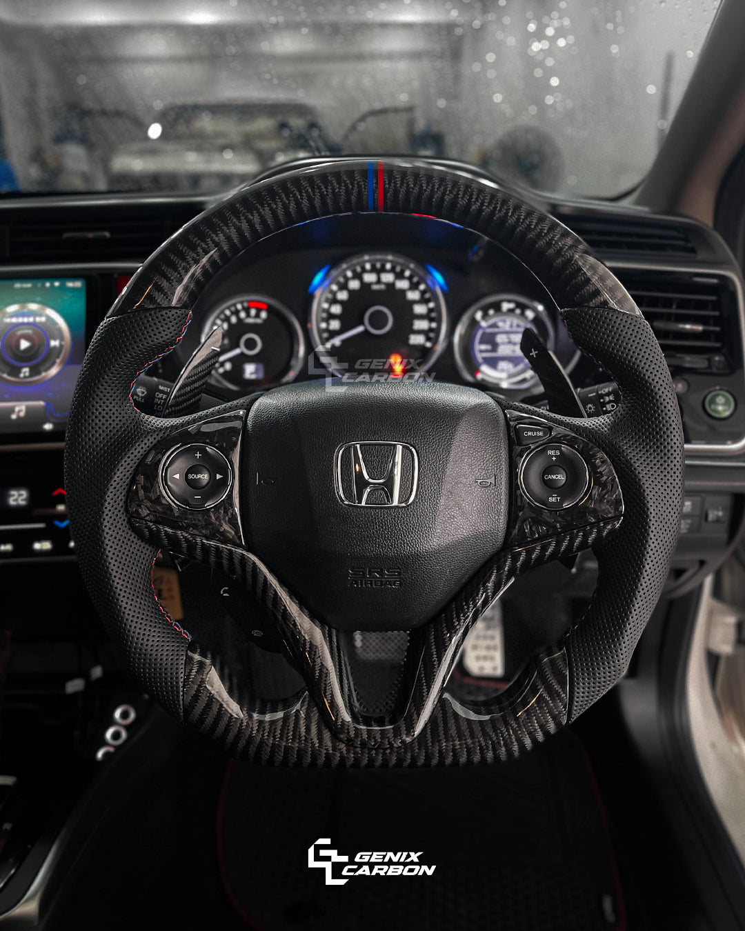 Honda City (GM) 2014+ | HRV (RU) 2013+ Carbon Fiber Steering Wheel