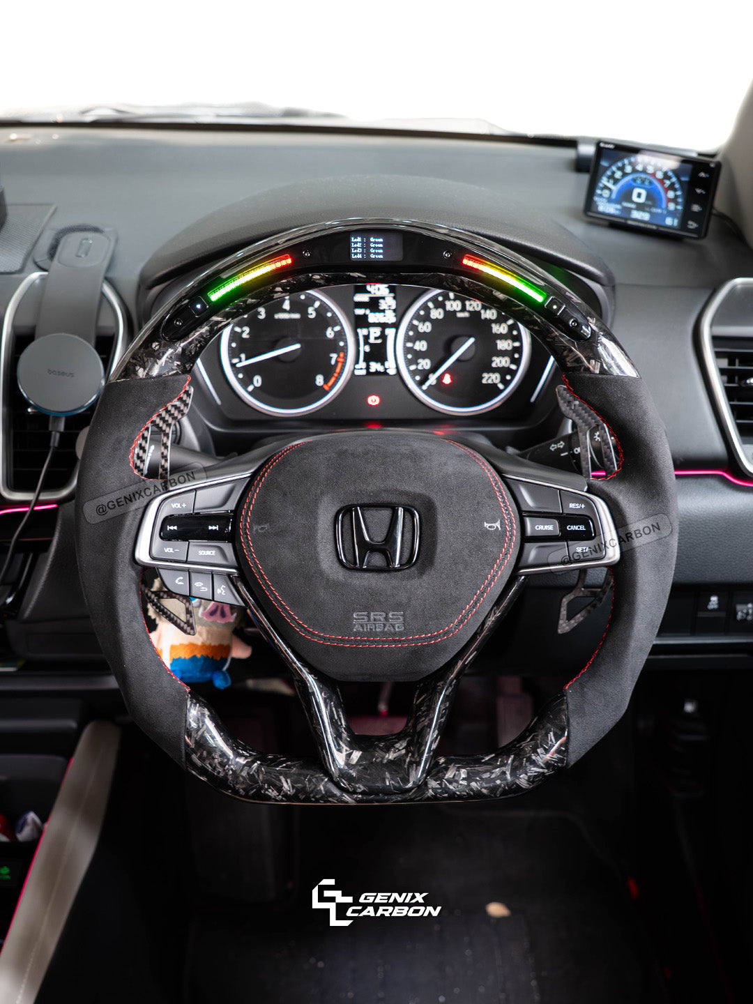 Honda City (GN) 2019+ | Accord (10th Gen) 2017+ | Odyssey 2020+ Custom Carbon Fiber Steering Wheel