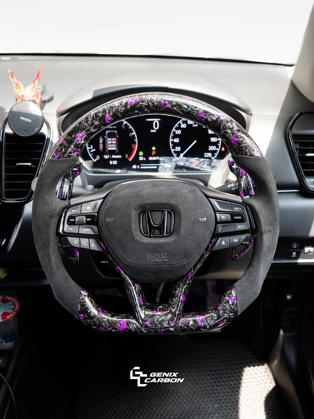 Honda City (GN) 2019+ | Accord (10th Gen) 2017+ | Odyssey 2020+ Custom Carbon Fiber Steering Wheel