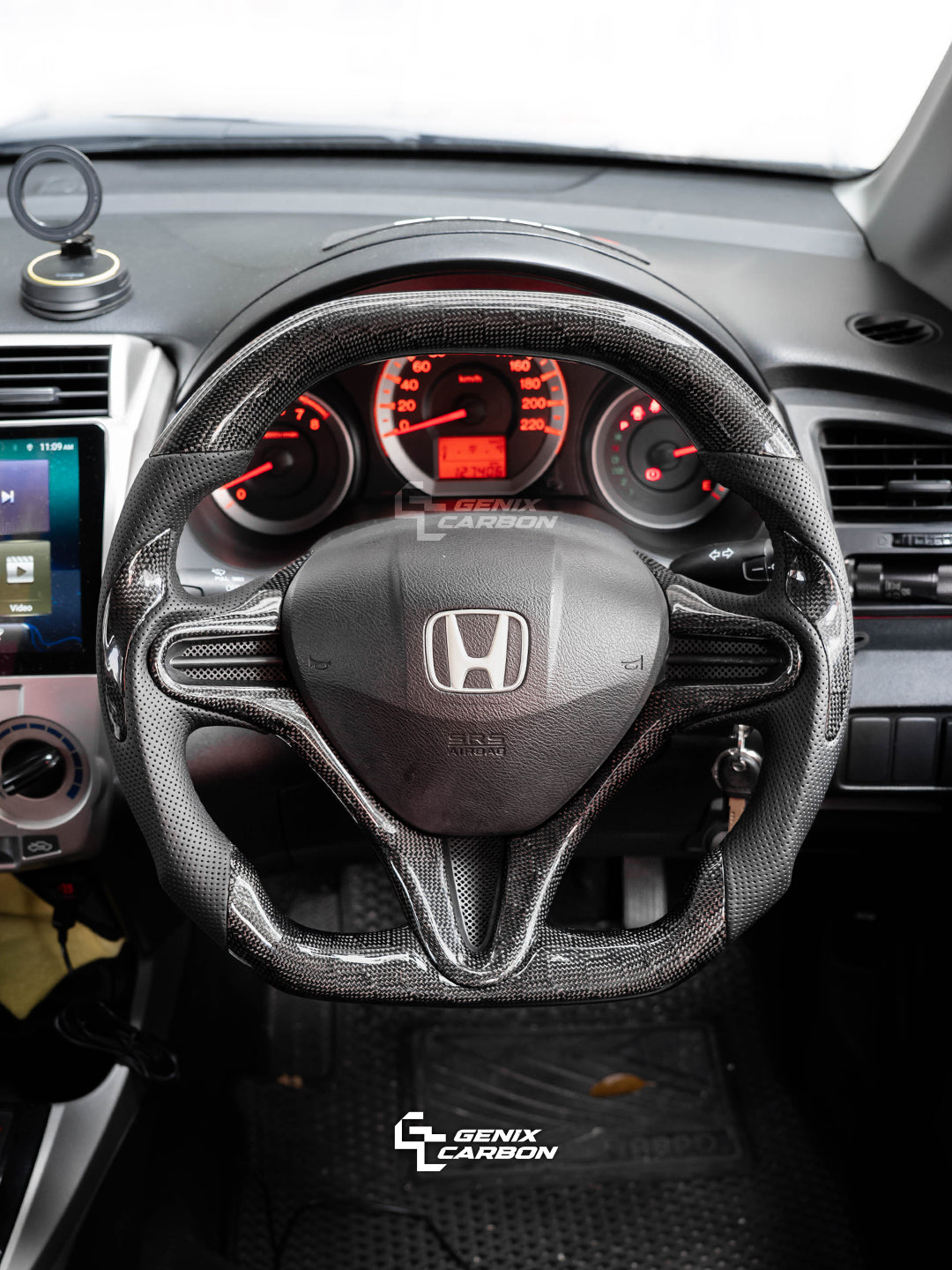 Honda Civic (FD/FD2) 2005+ | City (GD/GE/TMO) 2008+ Custom Carbon Fiber Steering Wheel