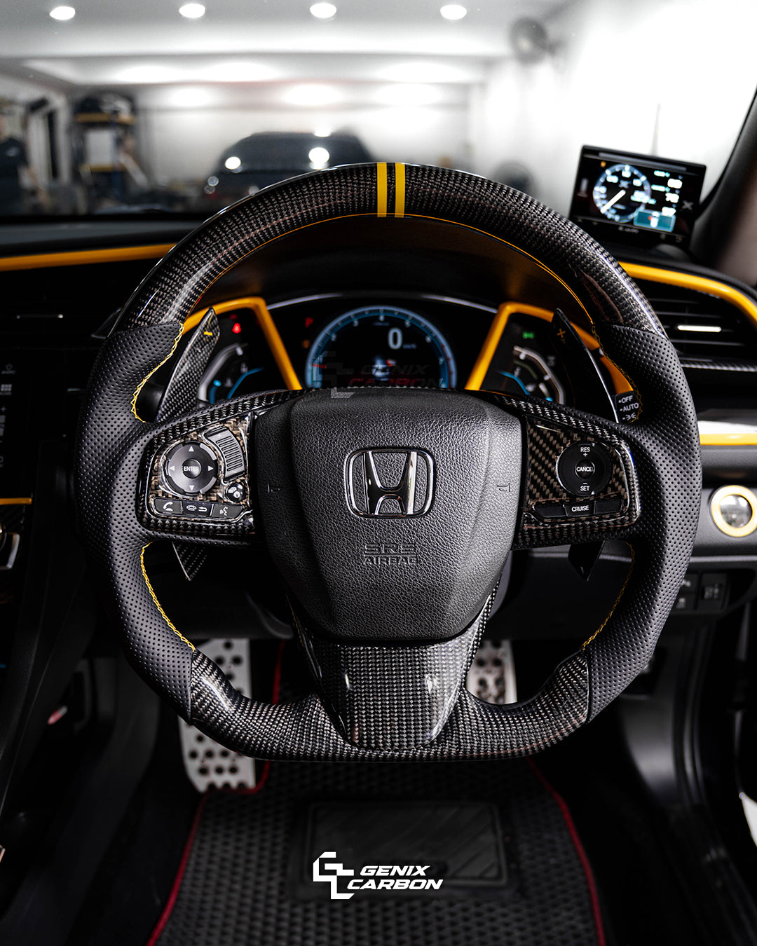 Honda Civic (FC/FK7/FK8) 2015+ Carbon Fiber Steering Wheel