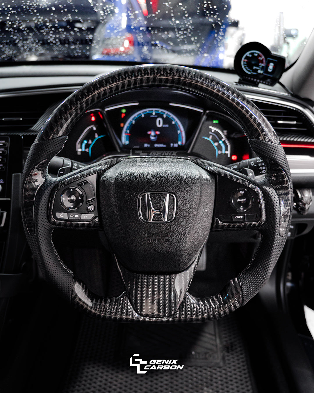 Honda Civic (FC/FK7/FK8) 2015+ Carbon Fiber Steering Wheel