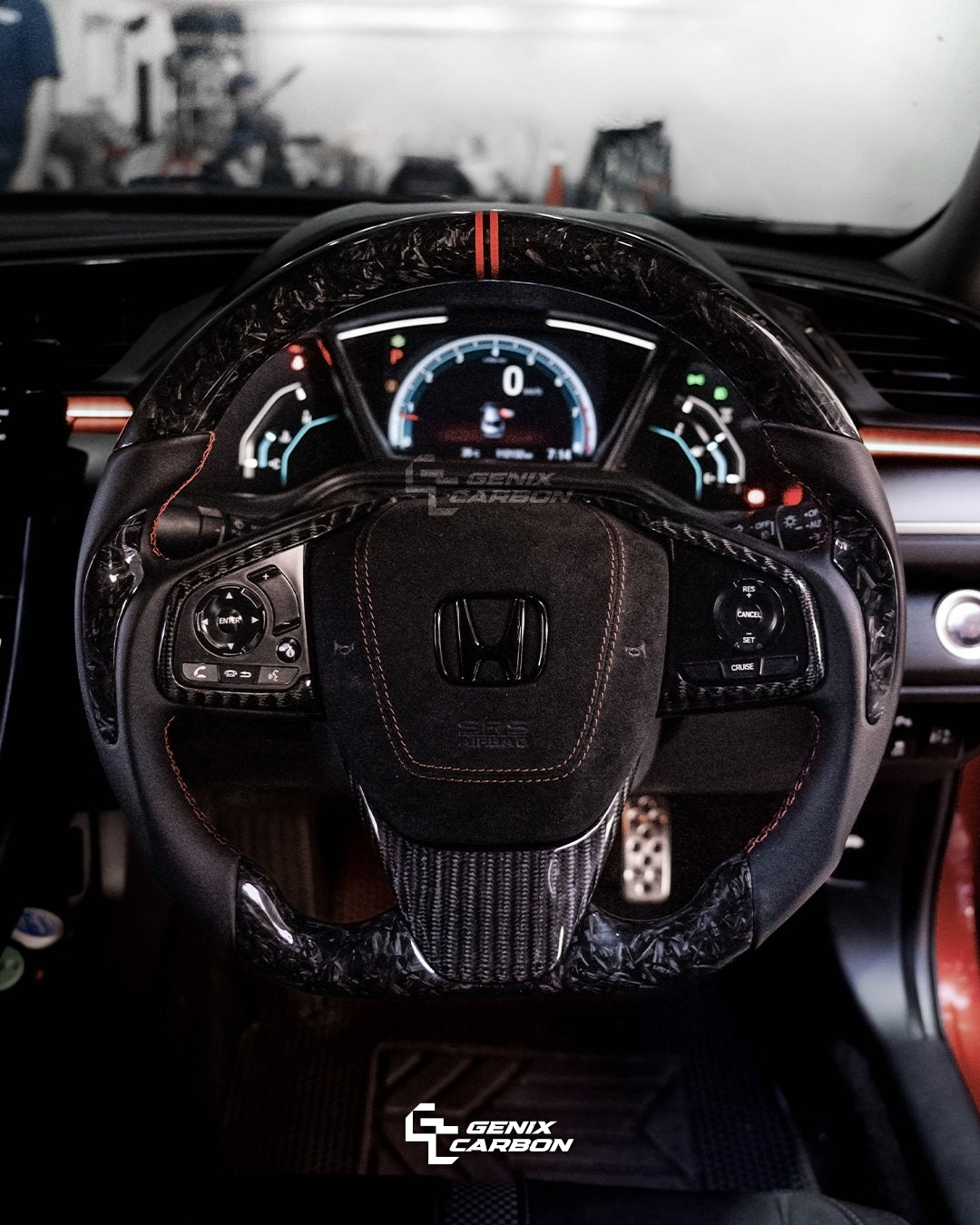 Honda Civic (FC/FK7/FK8) 2015+ Carbon Fiber Steering Wheel