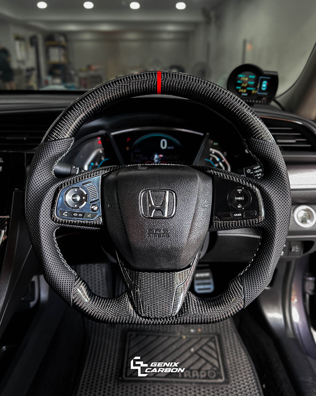 Honda Civic (FC/FK7/FK8) 2015+ Carbon Fiber Steering Wheel