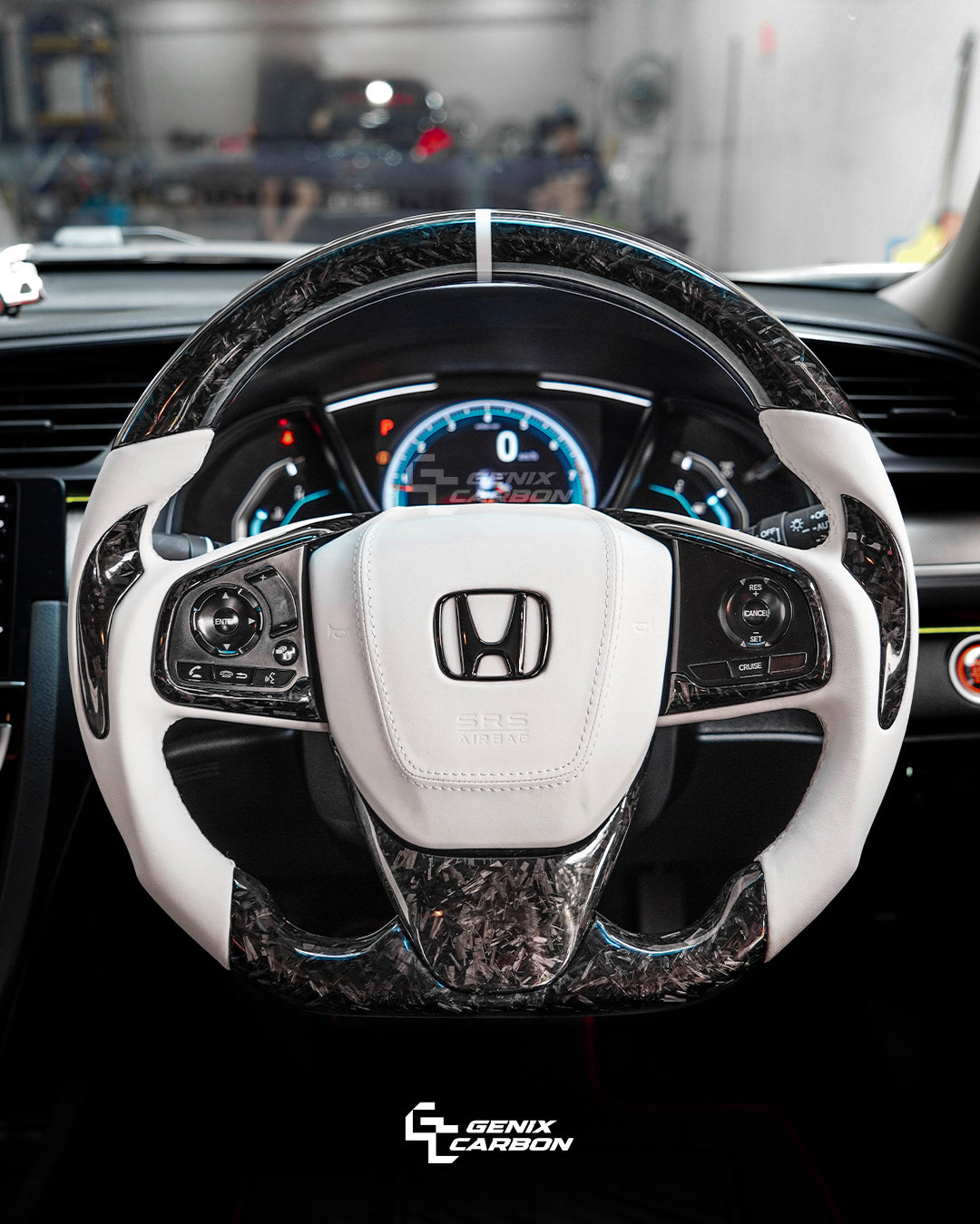 Honda Civic (FC/FK7/FK8) 2015+ Carbon Fiber Steering Wheel