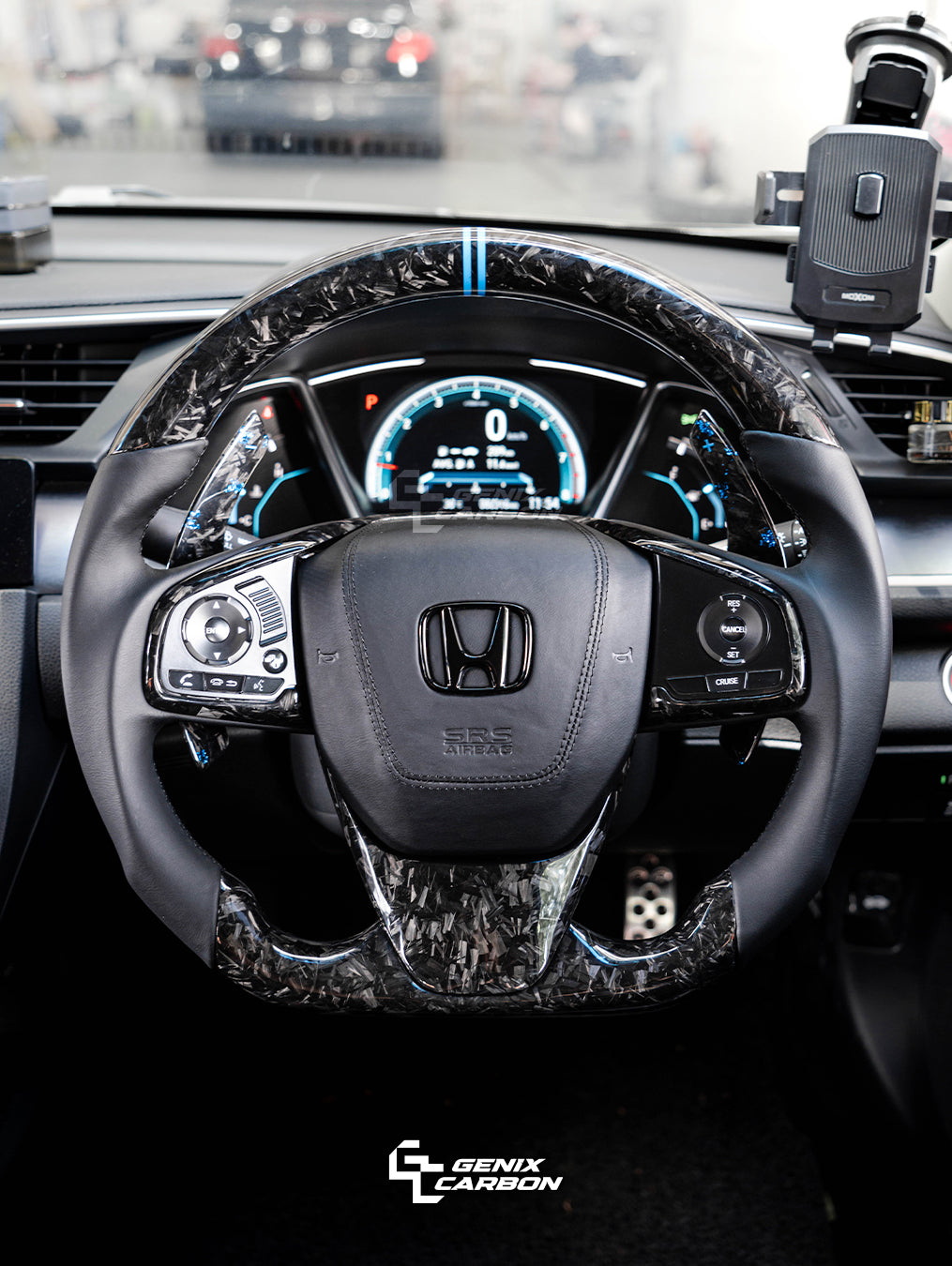 Honda Civic (FC/FK7/FK8) 2015+ Carbon Fiber Steering Wheel