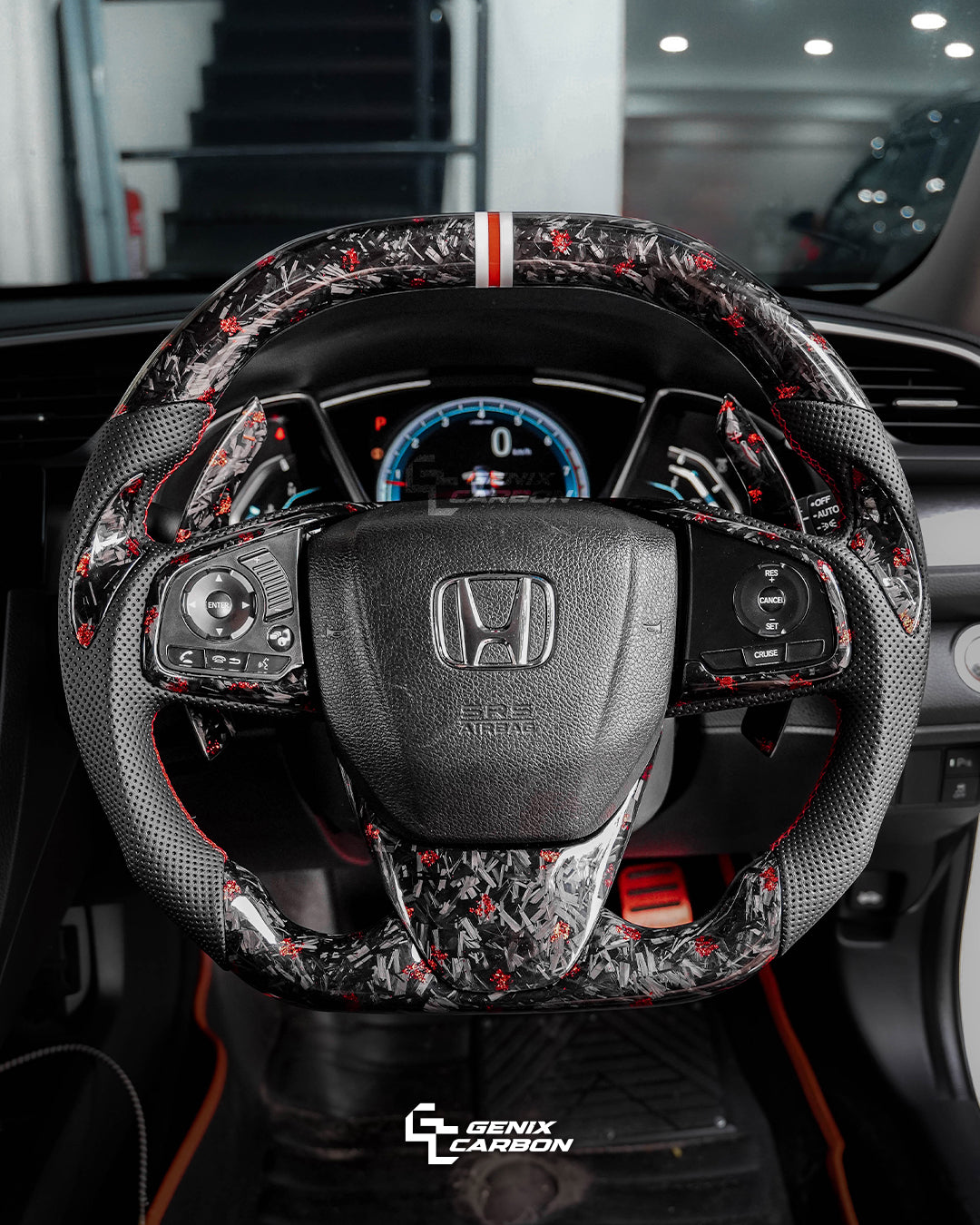 Honda Civic (FC/FK7/FK8) 2015+ Carbon Fiber Steering Wheel
