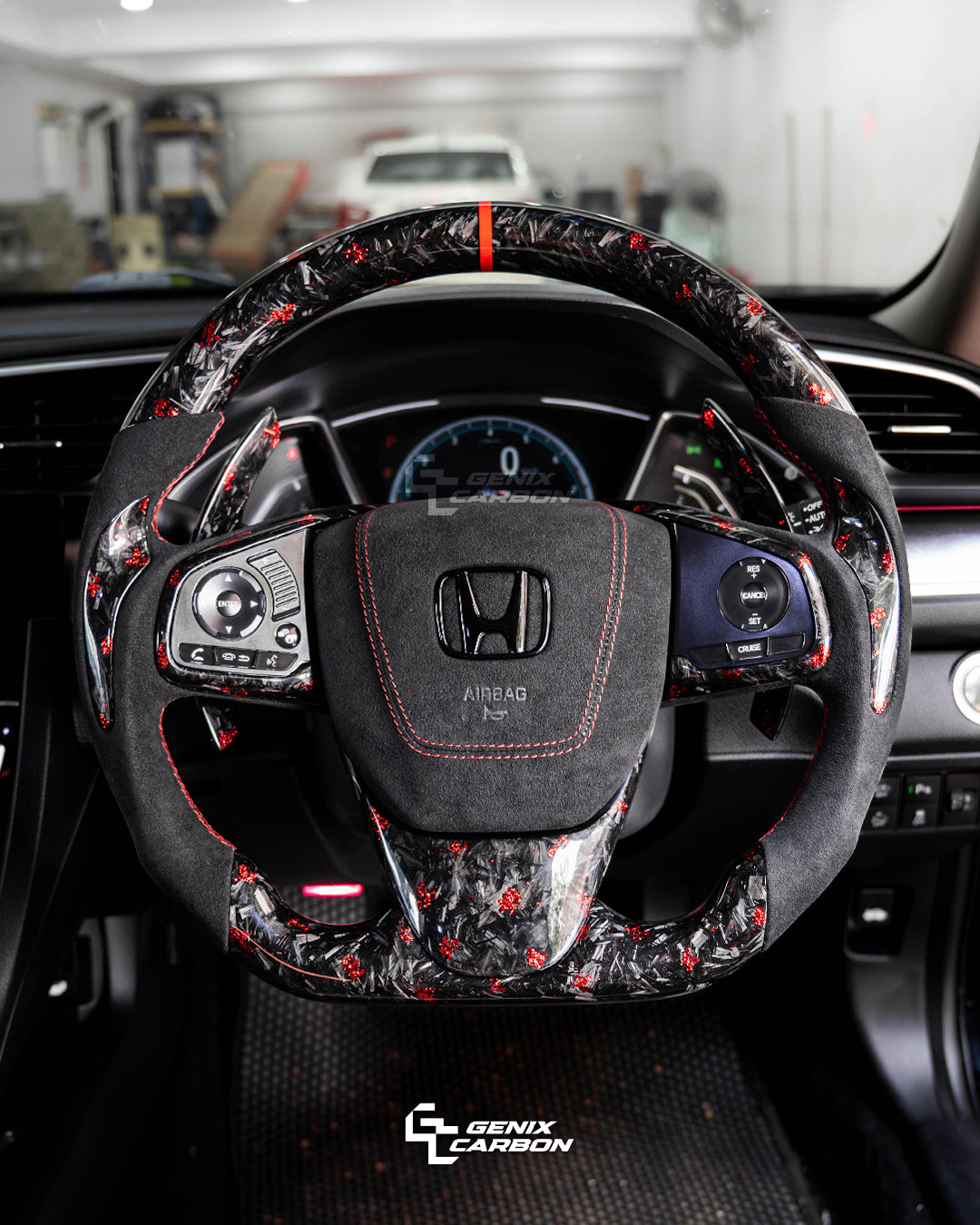 Honda Civic (FC/FK7/FK8) 2015+ Carbon Fiber Steering Wheel