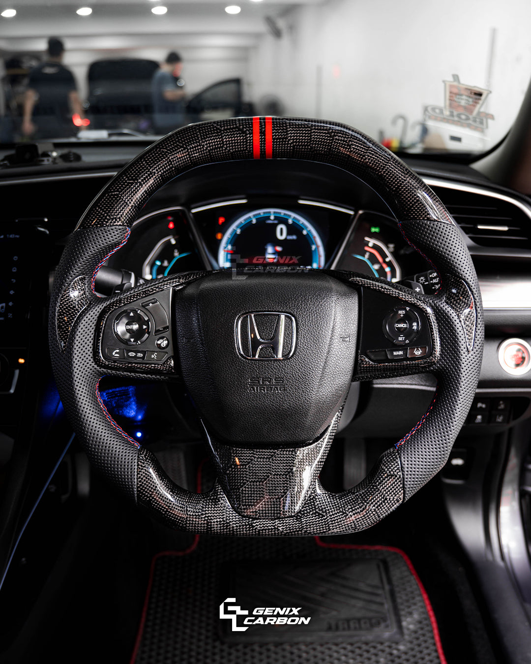 Honda Civic (FC/FK7/FK8) 2015+ Carbon Fiber Steering Wheel