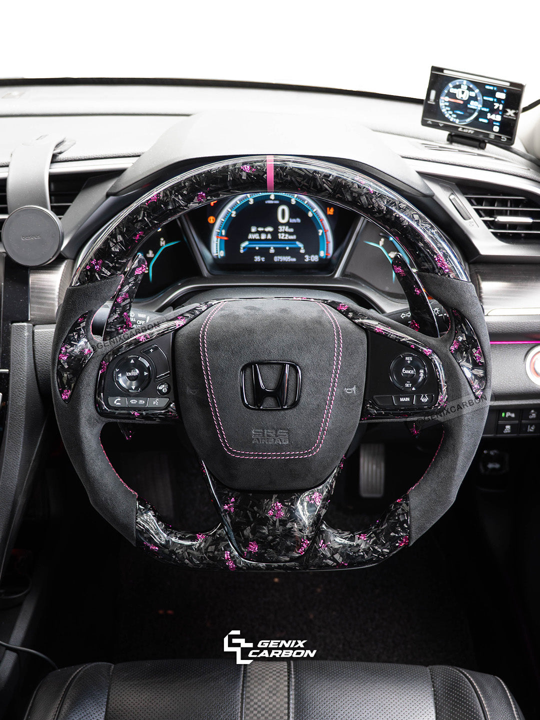 Honda Civic (FC/FK7/FK8) 2015+ Custom Carbon Fiber Steering Wheel