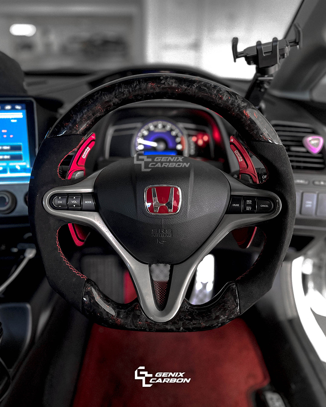 Honda Civic (FD/FD2) 2005+ | City (GD/GE/TMO) 2008+ Carbon Fiber Steering Wheel