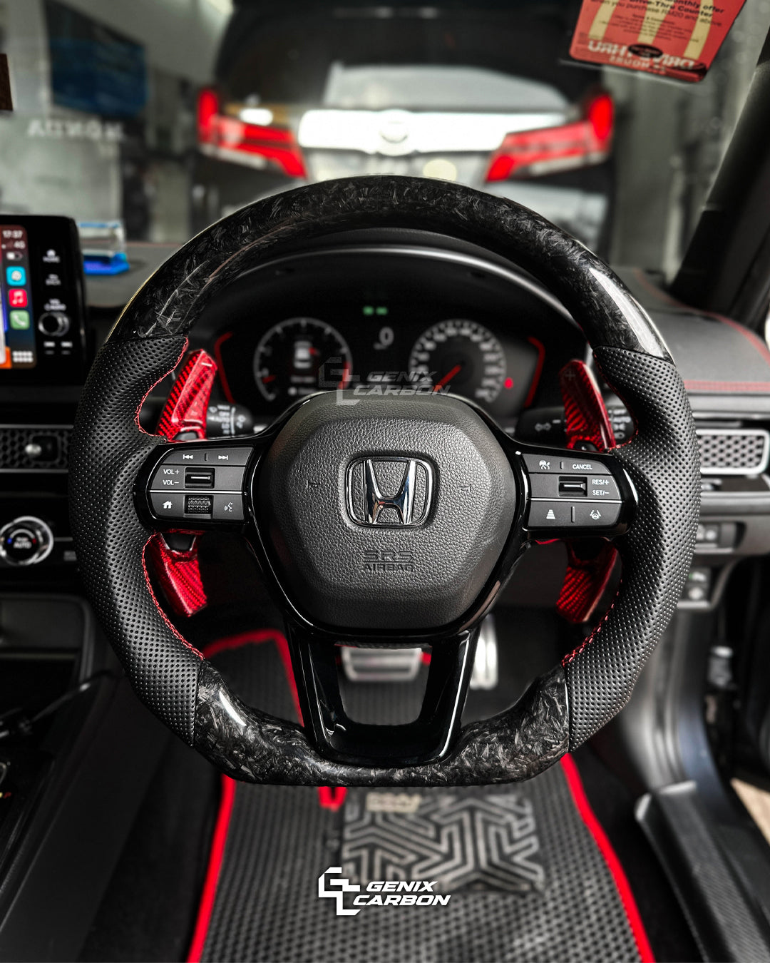 Honda Civic (FE/FL1/FL5) 2022+ | Accord (11th Gen) 2023+ Carbon Fiber Steering Wheel