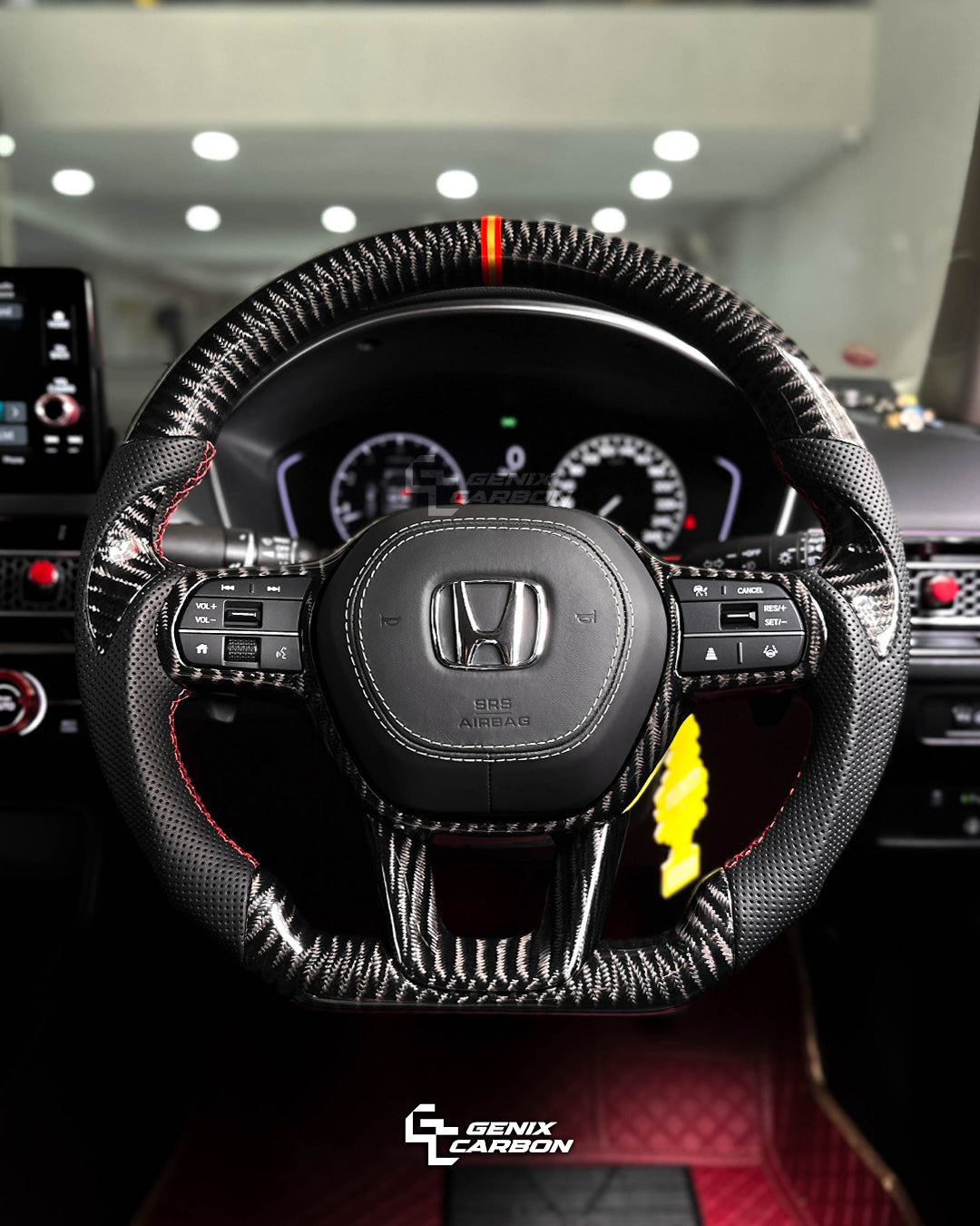 Honda Civic (FE/FL1/FL5) 2022+ | Accord (11th Gen) 2023+ Carbon Fiber Steering Wheel