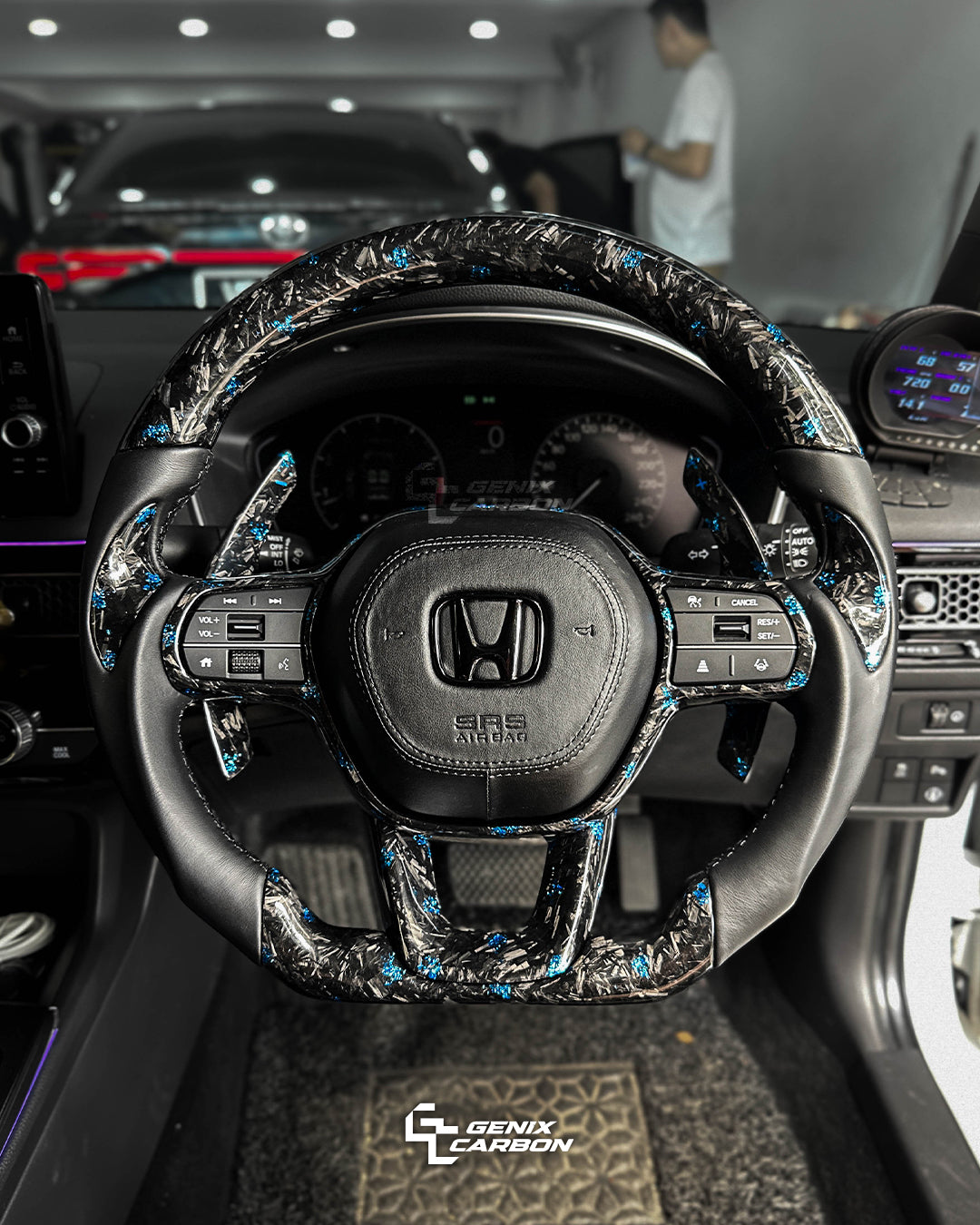 Honda Civic (FE/FL1/FL5) 2022+ | Accord (11th Gen) 2023+ Carbon Fiber Steering Wheel