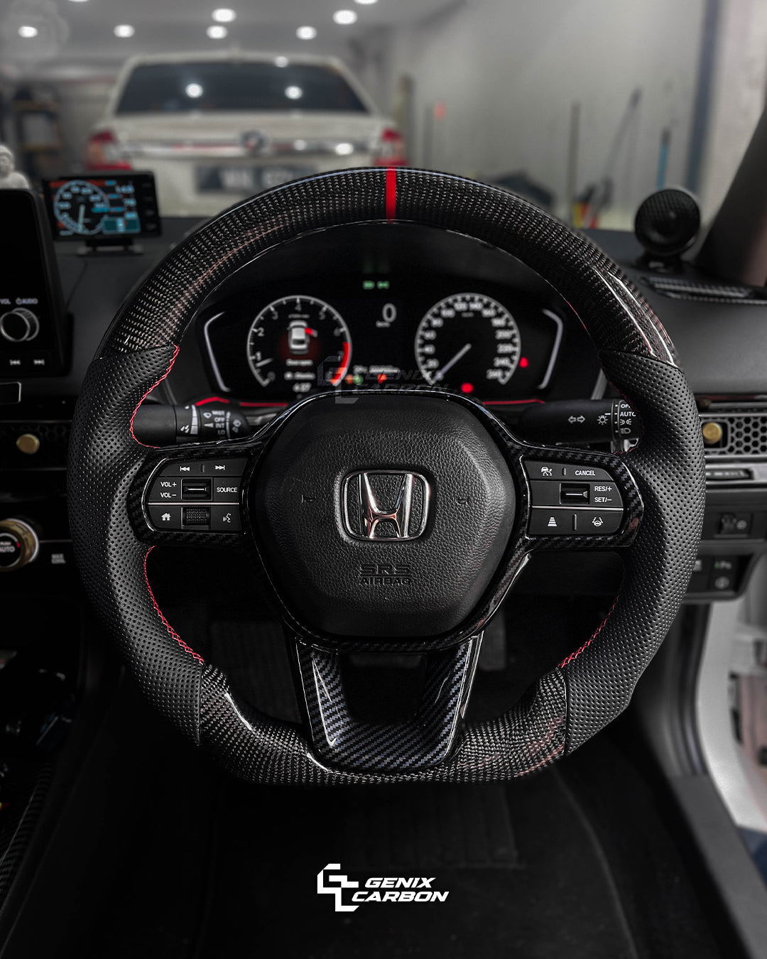Honda Civic (FE/FL1/FL5) 2022+ | Accord (11th Gen) 2023+ Carbon Fiber Steering Wheel